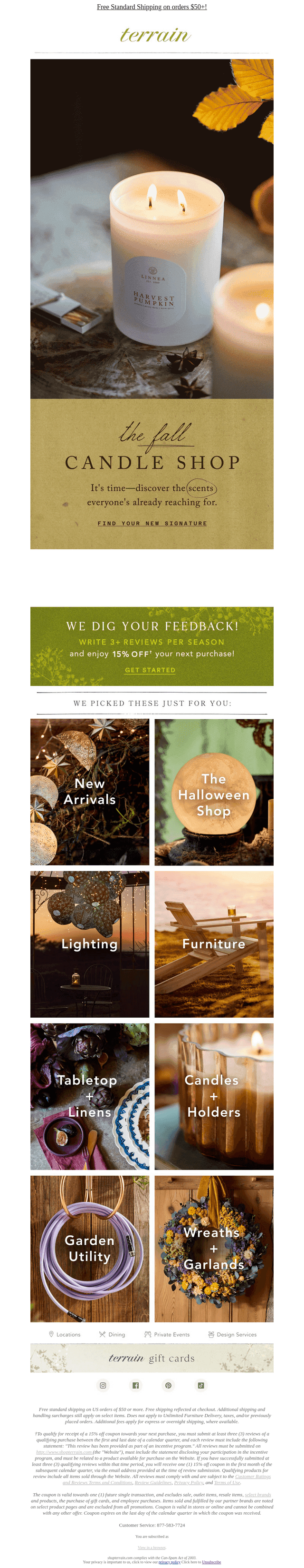 Now burning: Fall candles 🕯️