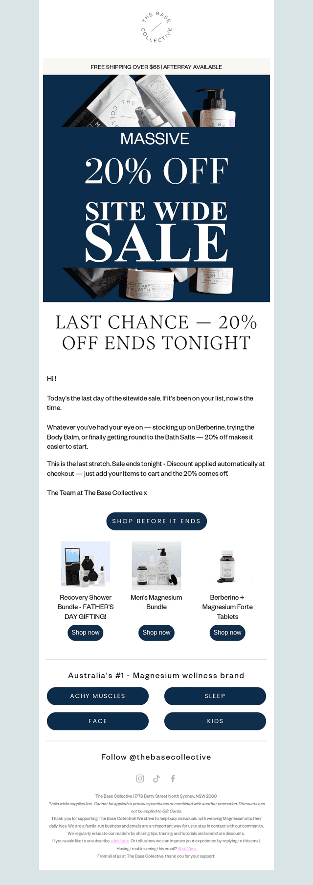Last Chance for 20% Off! ⏰