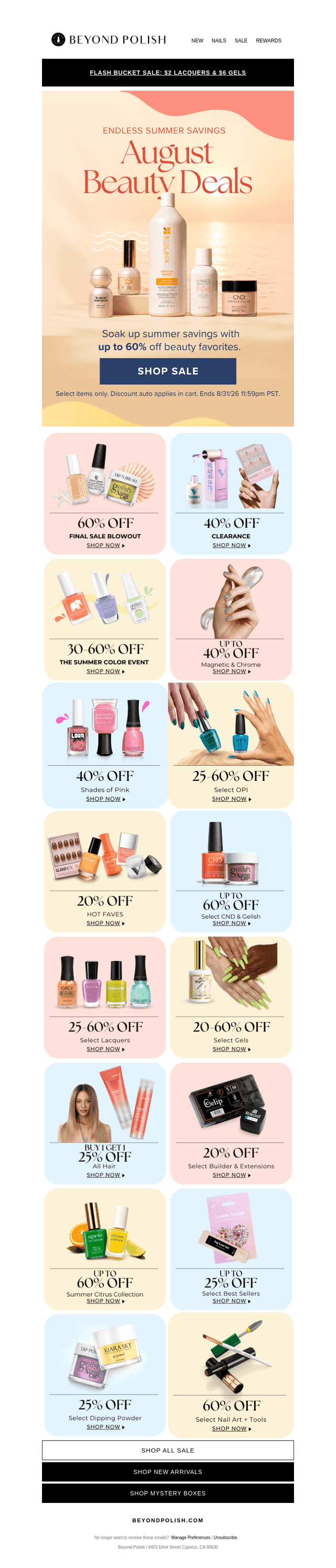 Up to 60% Off? $2 Polish? Yes, Really. 😮