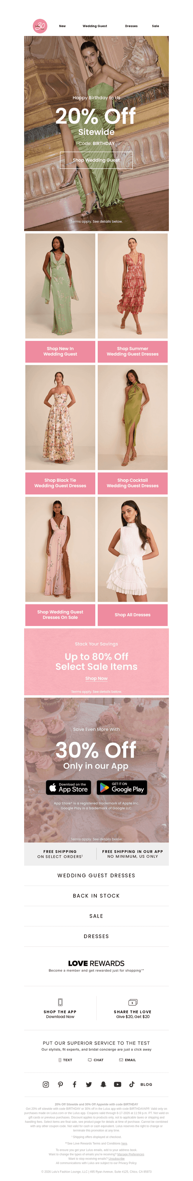 Our Birthday Sale 🎂​