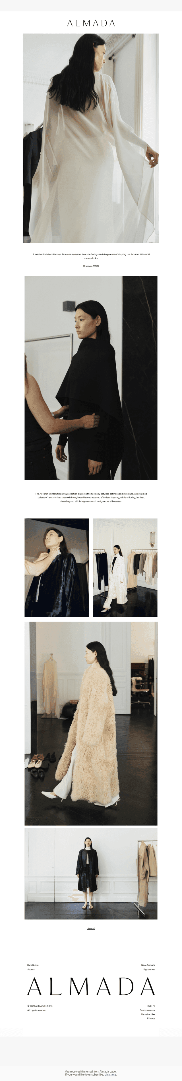 AW26 Runway looks