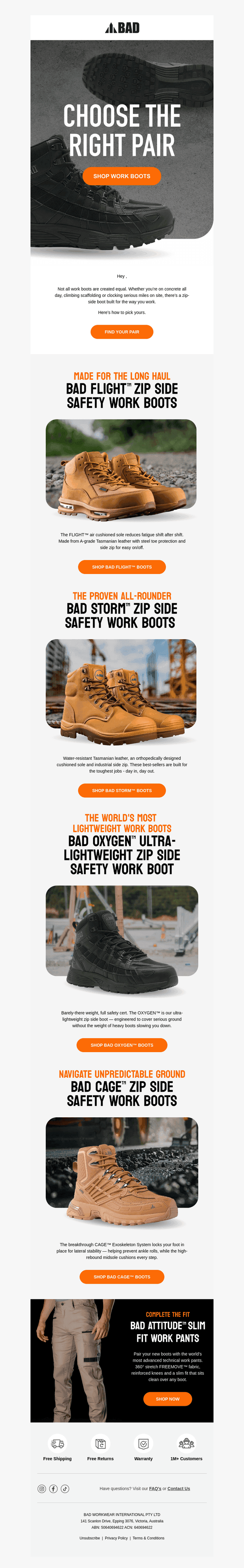 Found: Your Next Work Boots