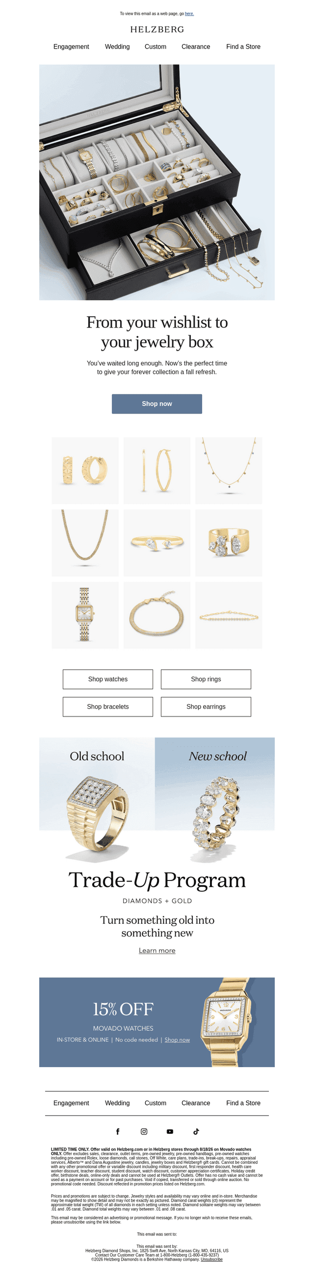 Your jewelry box called - it's missing these