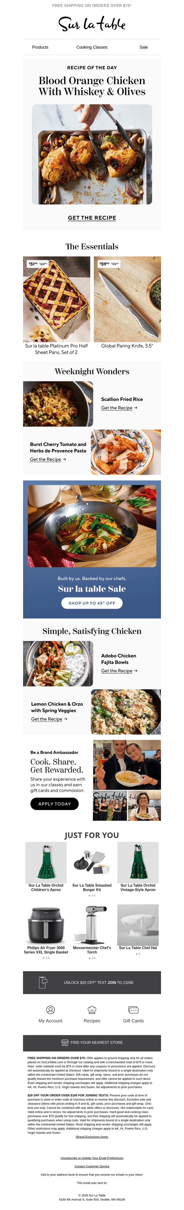 Today's recipe: Not your average chicken dinner.