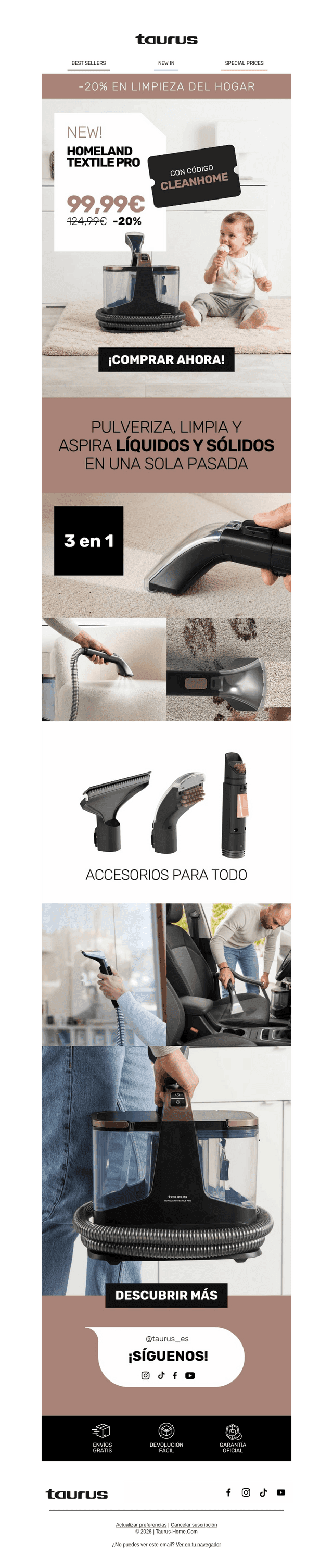 Limpia sofás con -20% 🛋️