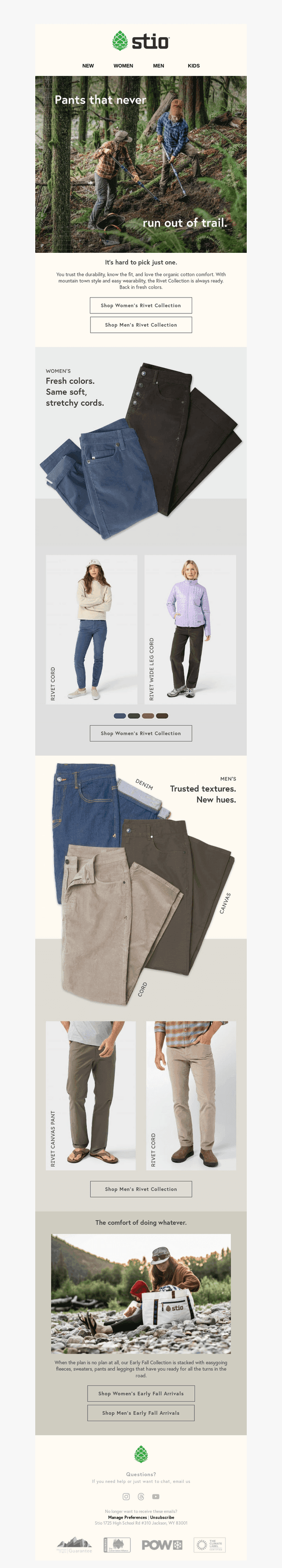 New Colors, Same Go-To Pants