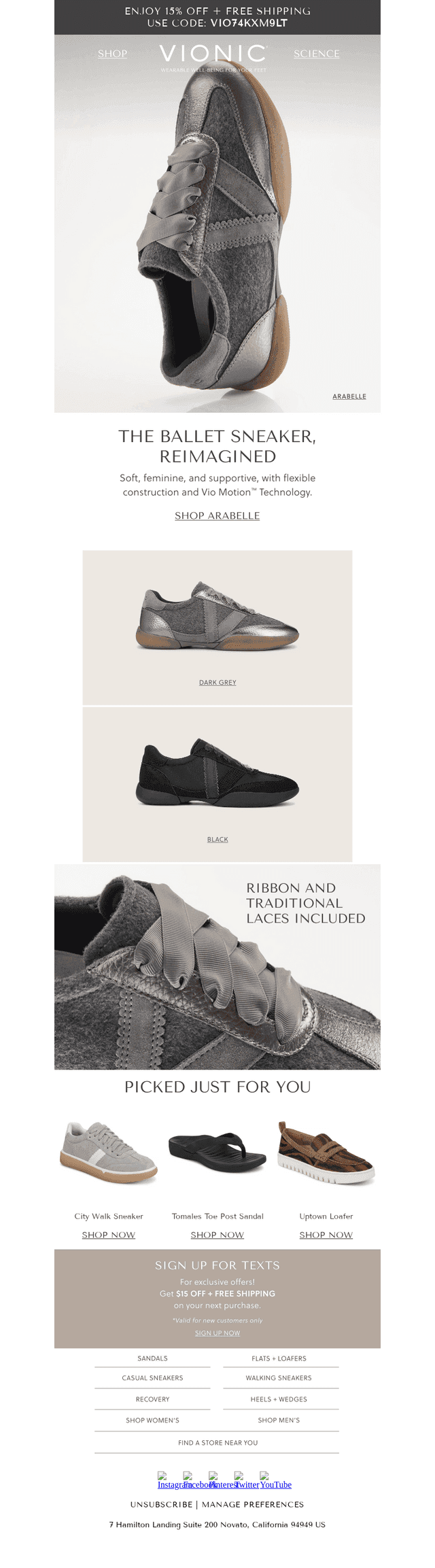 Ballet-Inspired Style, Designed for All-Day Support