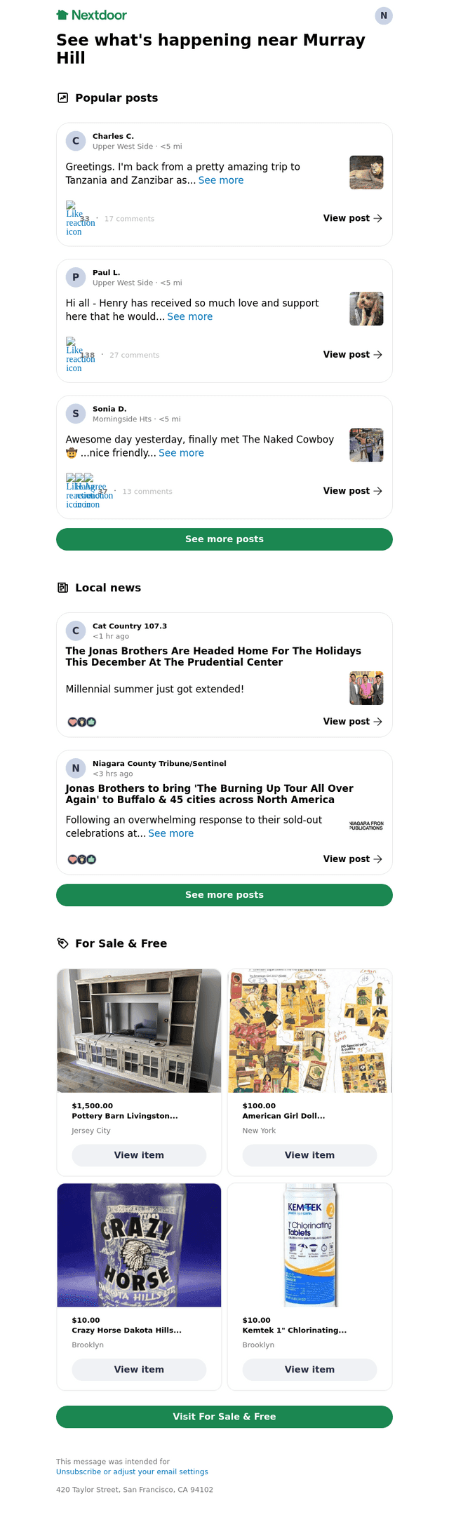 Next email from Mon, Aug 17, 2026
