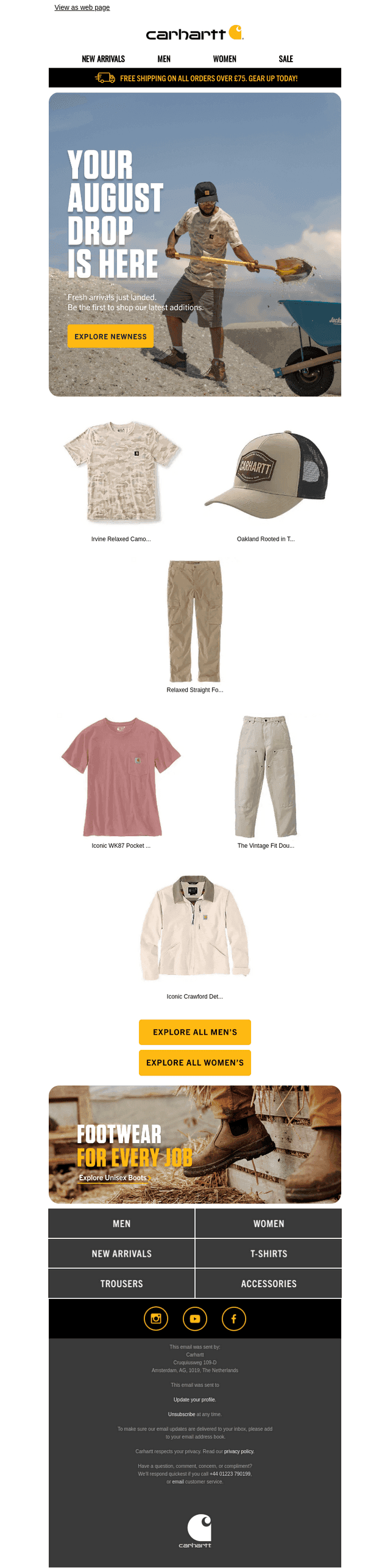 Fresh in: the August drop is here