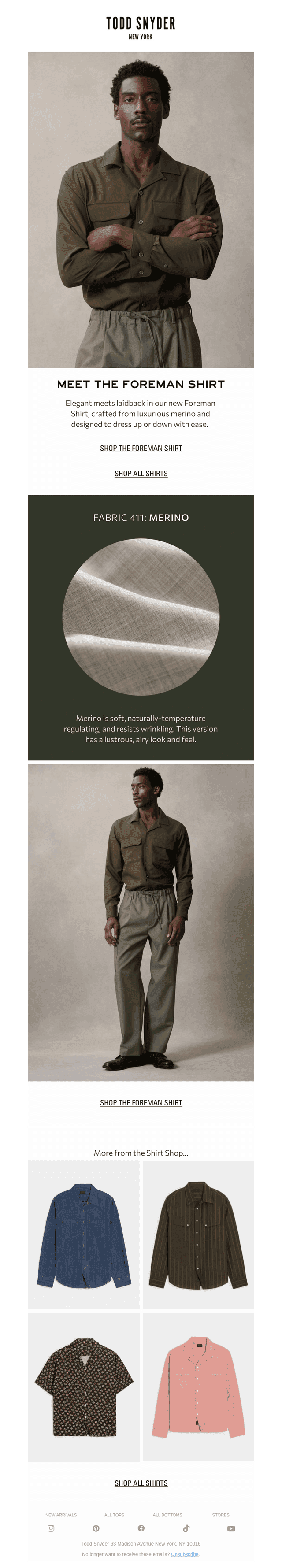 Introducing The Foreman Shirt