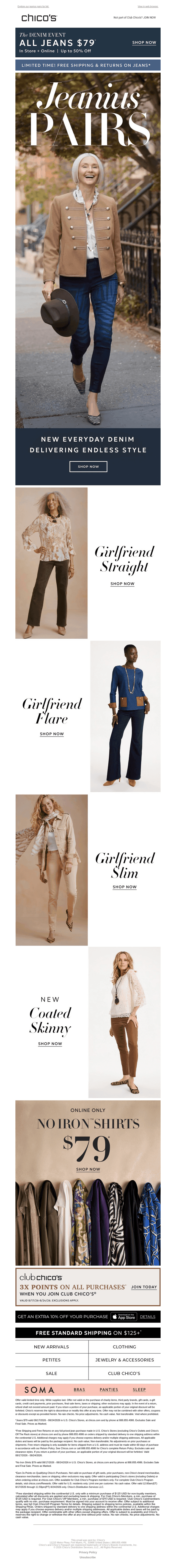 NEW DENIM DELIVERY + $79 Denim Event