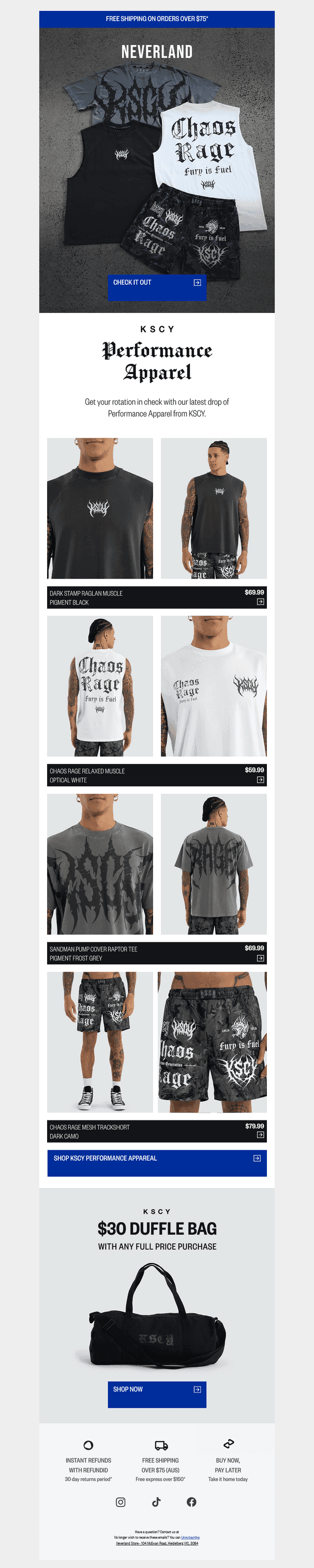 New from KSCY Performance Apparel