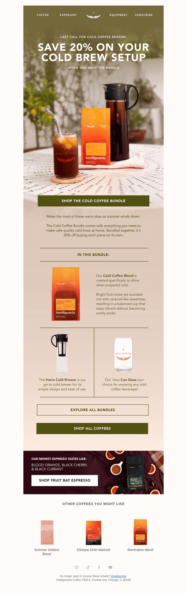 Intelligentsia Coffee email from Tue, Aug 18, 2026