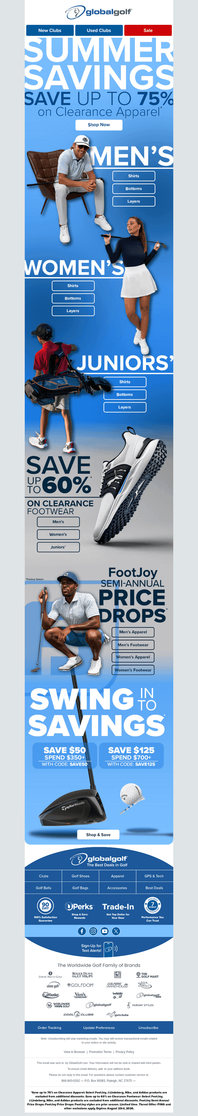 Summer Clearance: Save Up to 75% ☀️