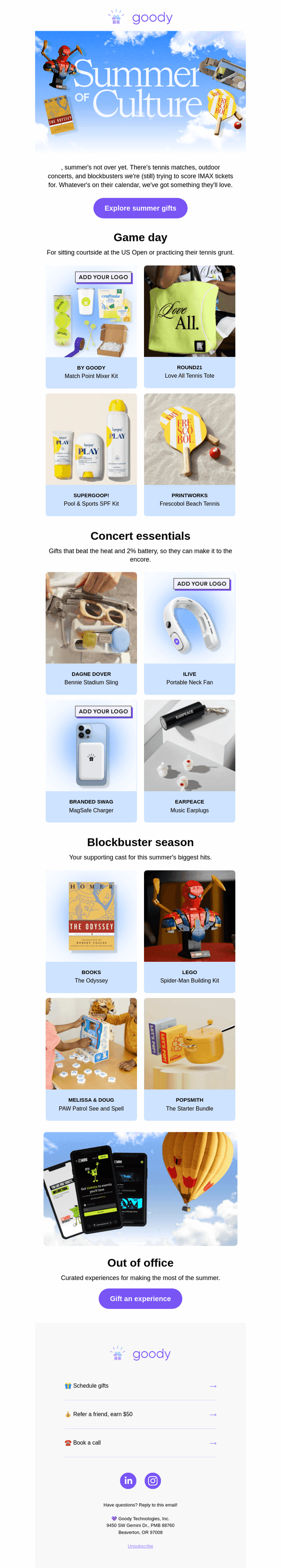Goody email from Tue, Aug 18, 2026