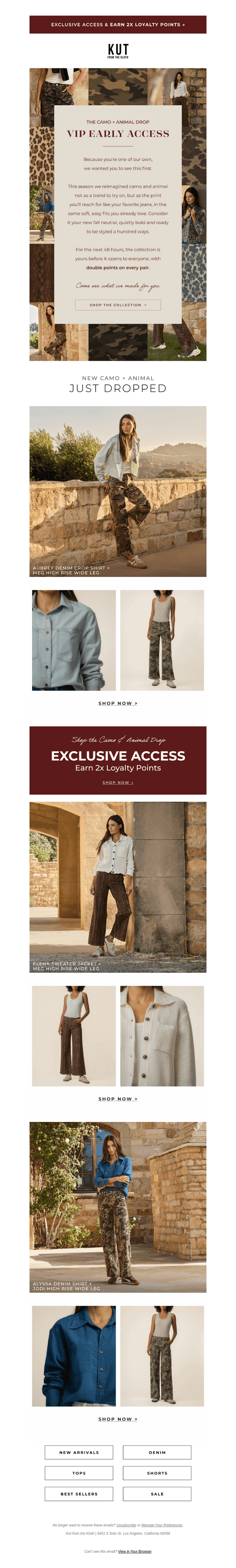 Your Early Access: Camo + Animal 🤎