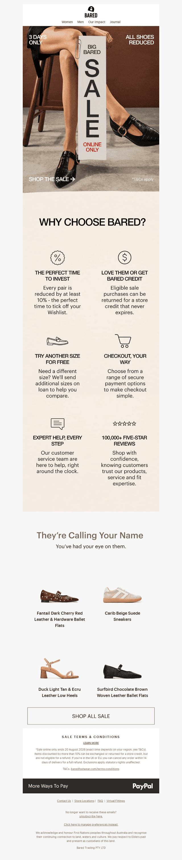 Experience The Bared Difference