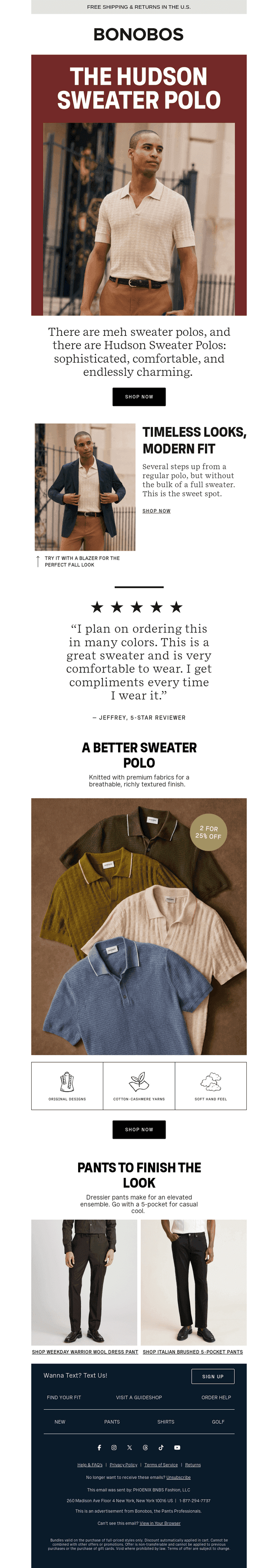 Bonobos email from Tue, Aug 18, 2026