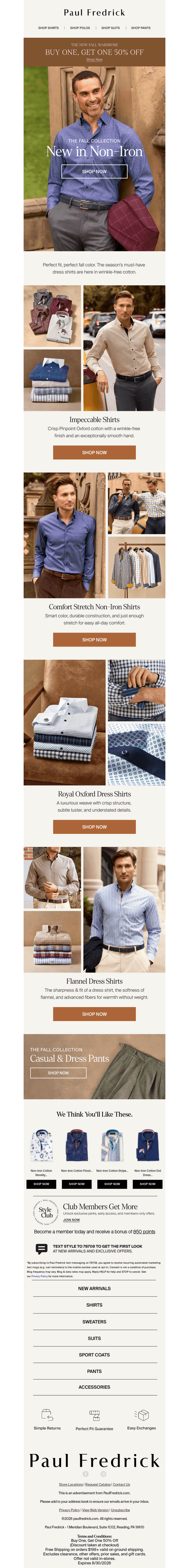 Fall’s best shirts are here.
