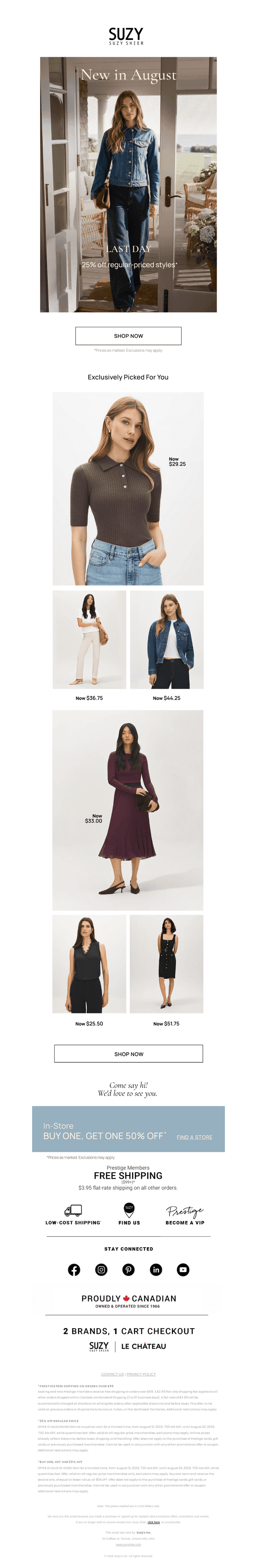 NEW IN AUGUST