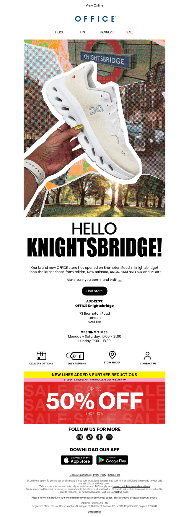 Introducing our new Knightsbridge Store 🛍️