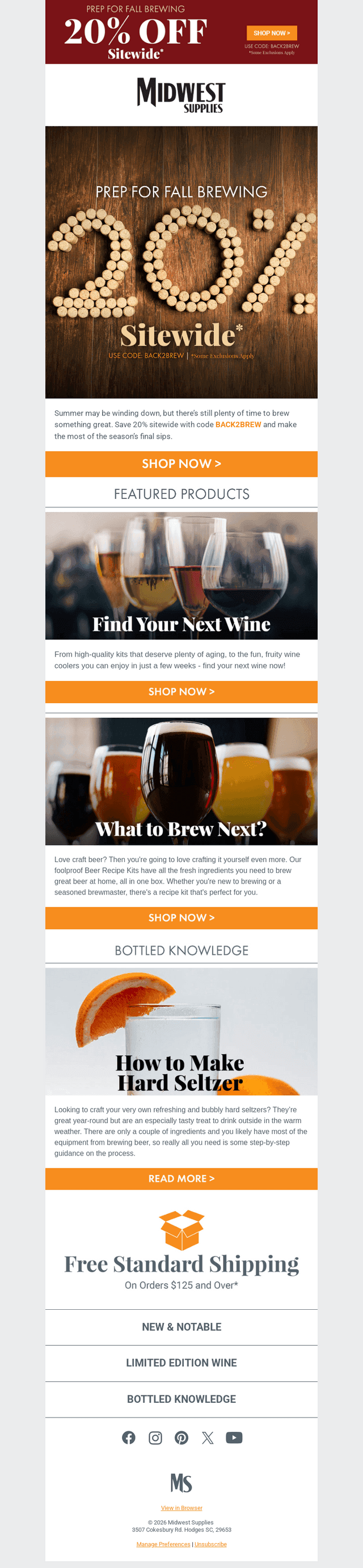 Midwest Supplies email from Wed, Aug 19, 2026