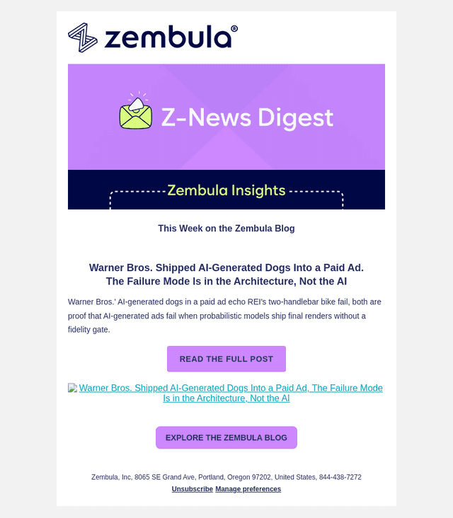 Zembula email from Wed, Aug 19, 2026