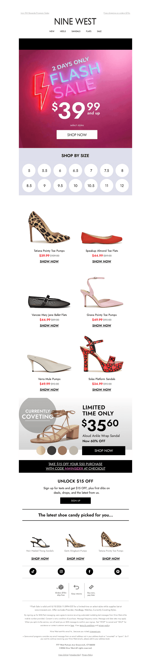 Hurry! Styles for $39.99 Ends Tonight