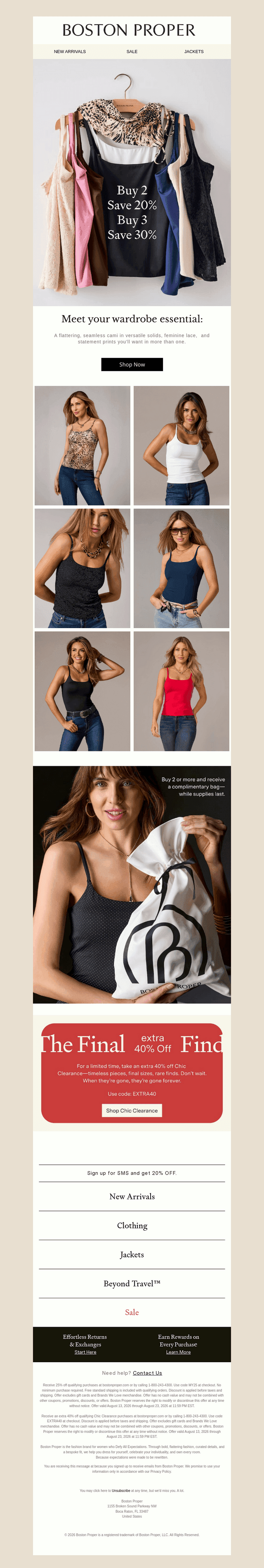 Your Favorite Cami Has Benefits