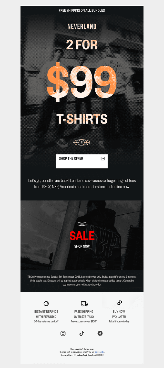 2 for $99 Graphic Tees is BACK