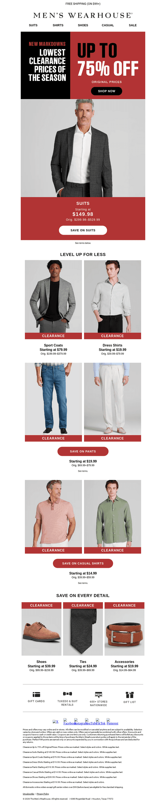 Men's Wearhouse email from Thu, Aug 20, 2026