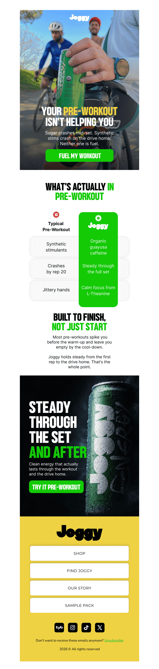 Your pre-workout is working against you