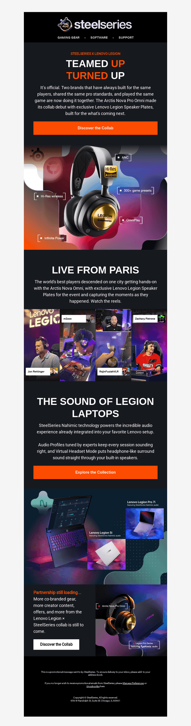 SteelSeries email from Thu, Aug 20, 2026