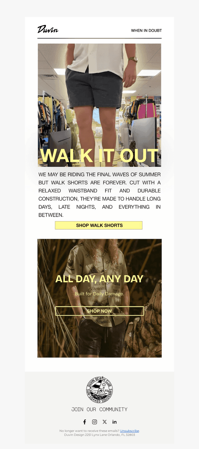 WALK THE WALK