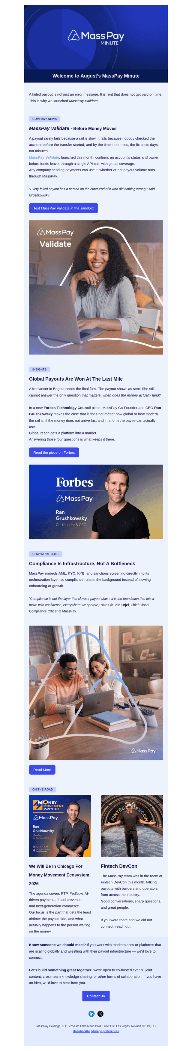 Introducing MassPay Validate