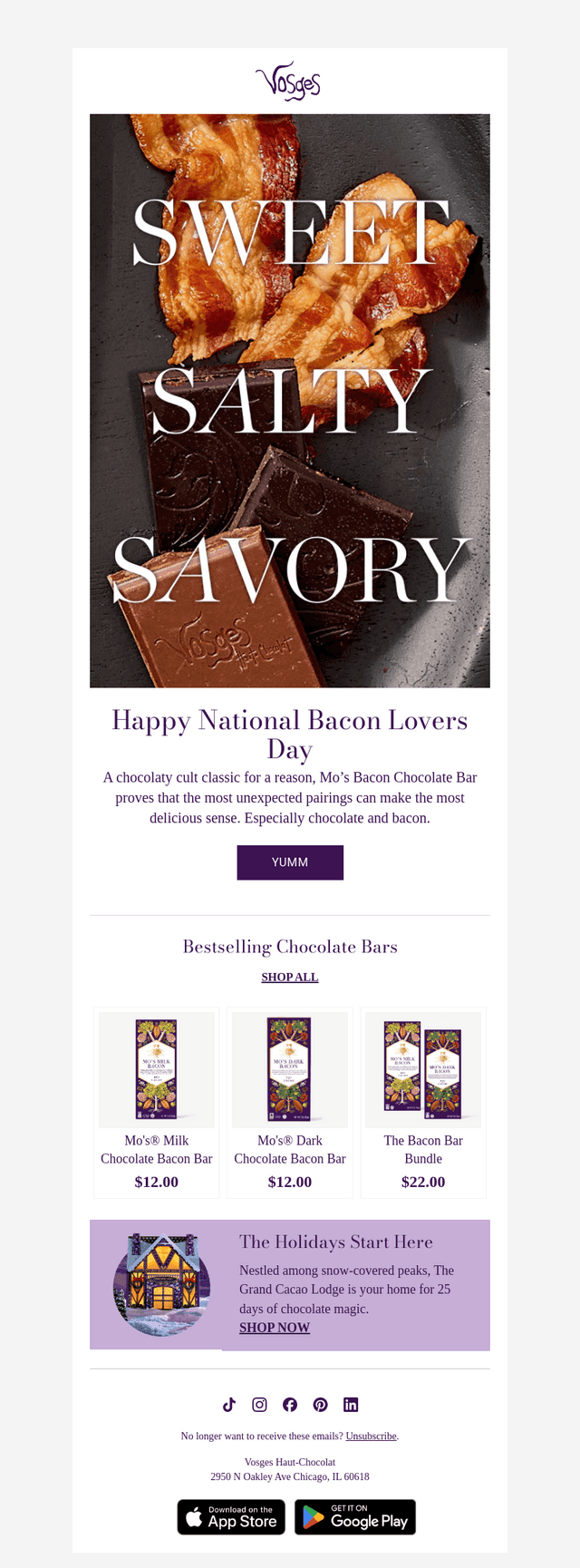 Sweet, Salty, Savory 🍫🥓