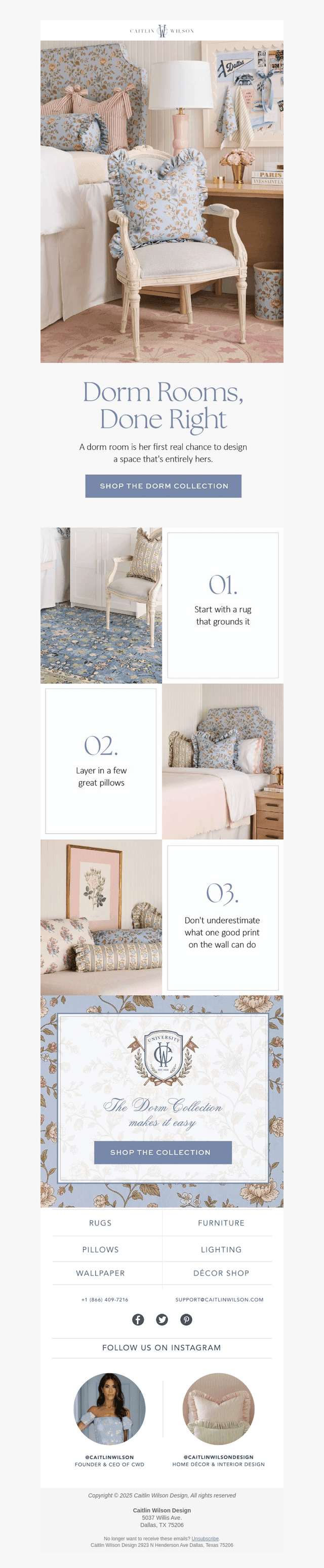 Dorm Rooms, Done Right.