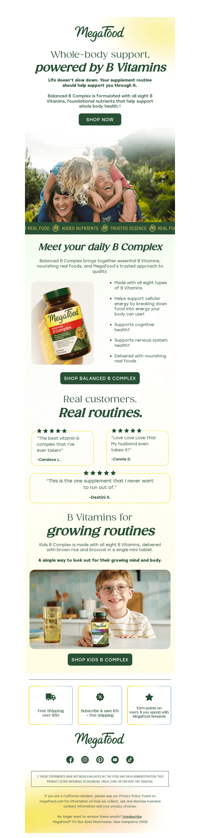 Energy support for real life