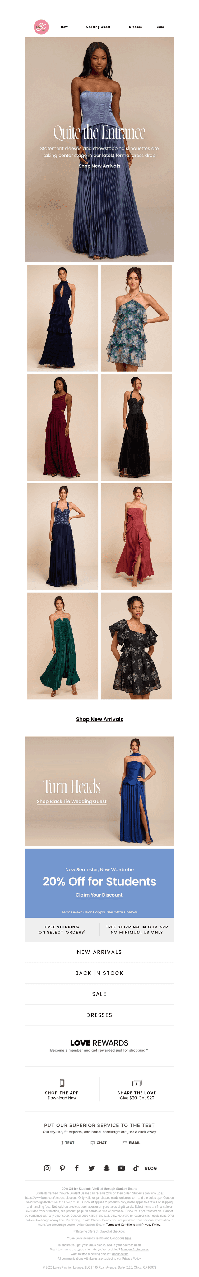 Lulus email from Fri, Aug 21, 2026