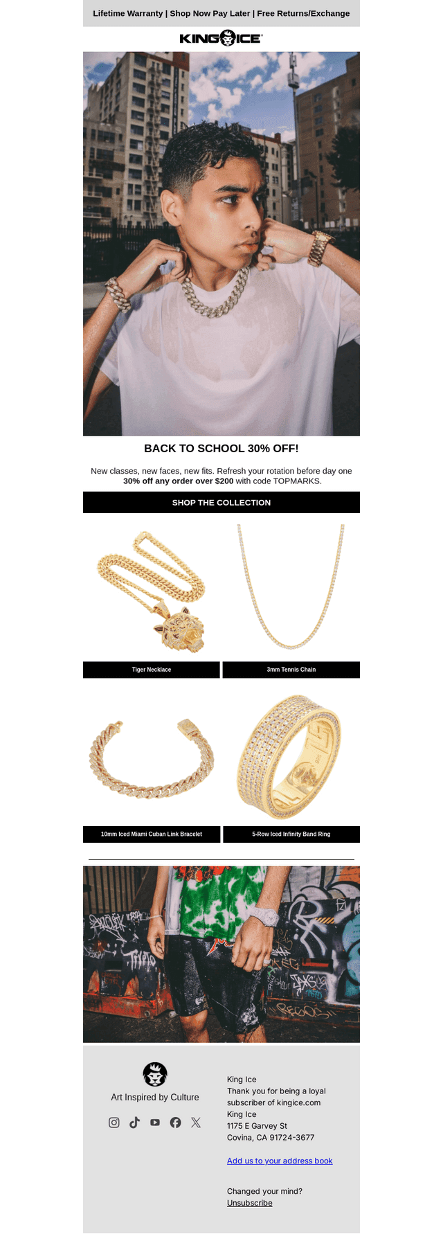 30% OFF. STACK THE LOOK.