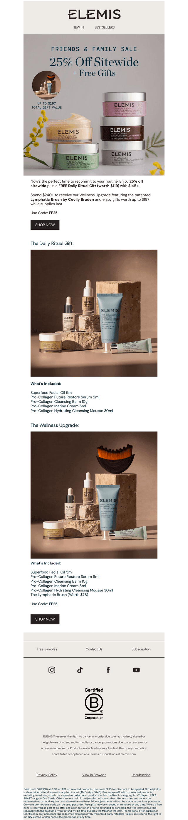 Time to Refresh Your Routine: 25% Off + Gifts