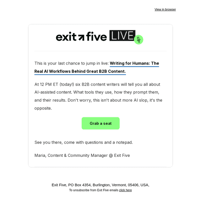 [Live Today] AI content writing that doesn’t sound like robots