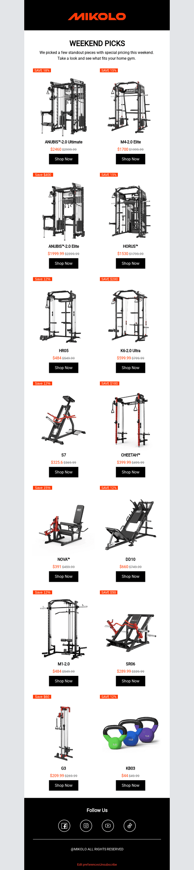 Weekend Picks: Racks Worth Checking Out