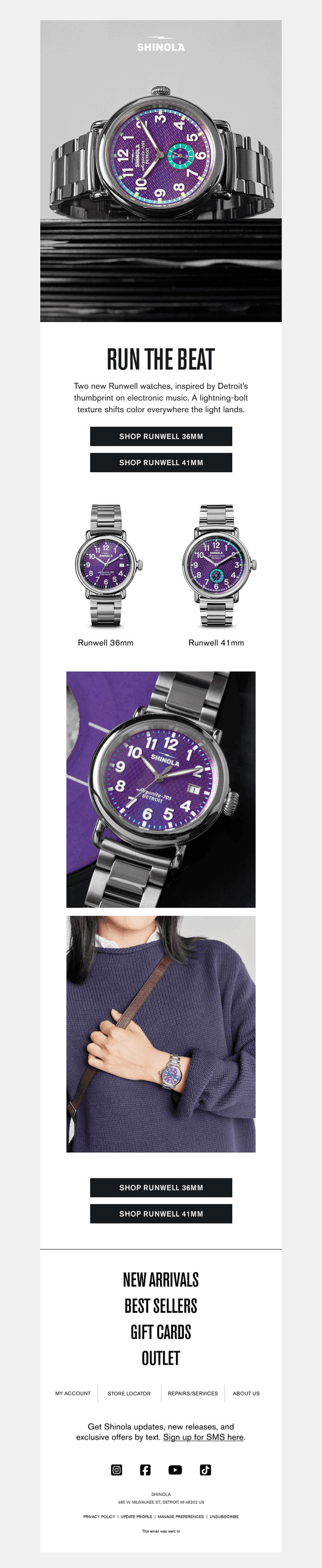 Purple Runwell. On Repeat.
