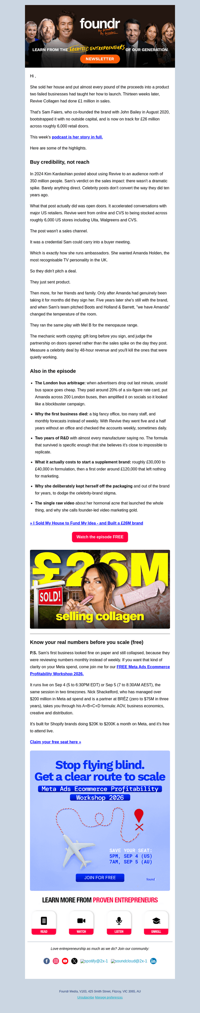 Foundr email from Fri, Aug 21, 2026