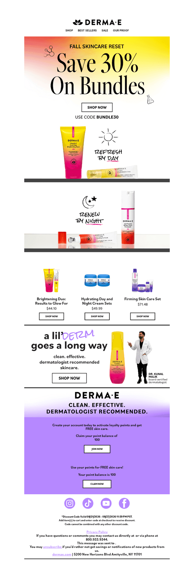 Save 30% on Skincare Bundles 🍂