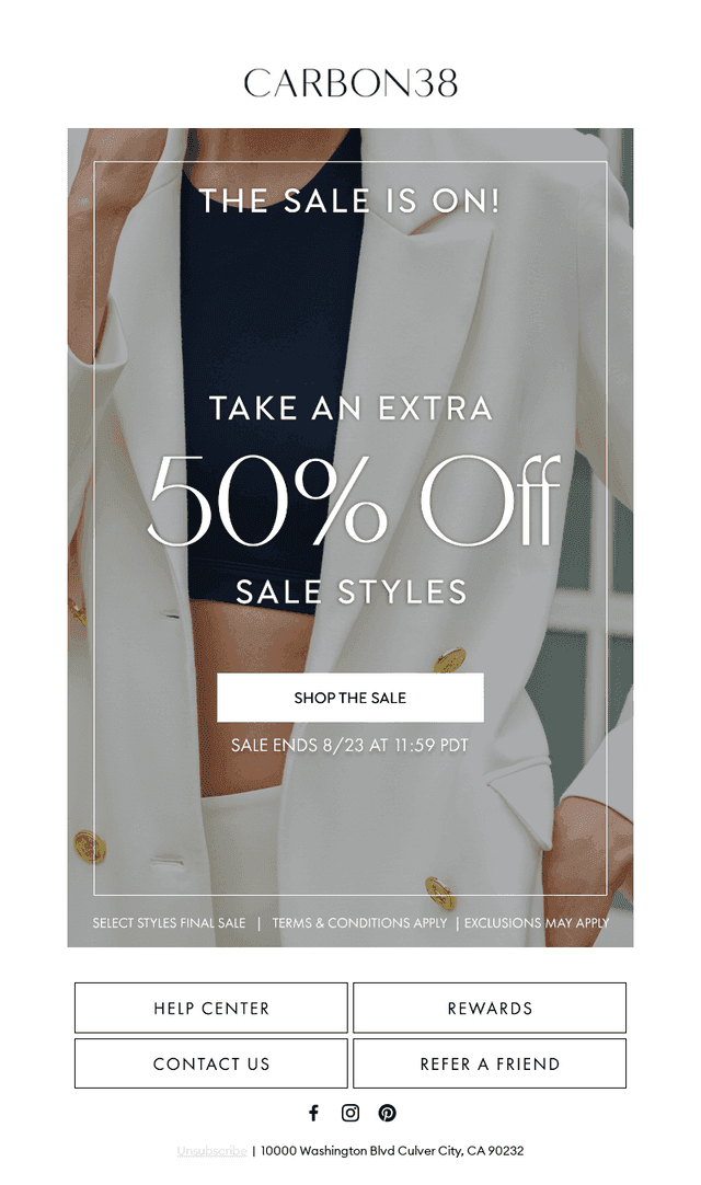 Limited Time: Take an extra 50% off