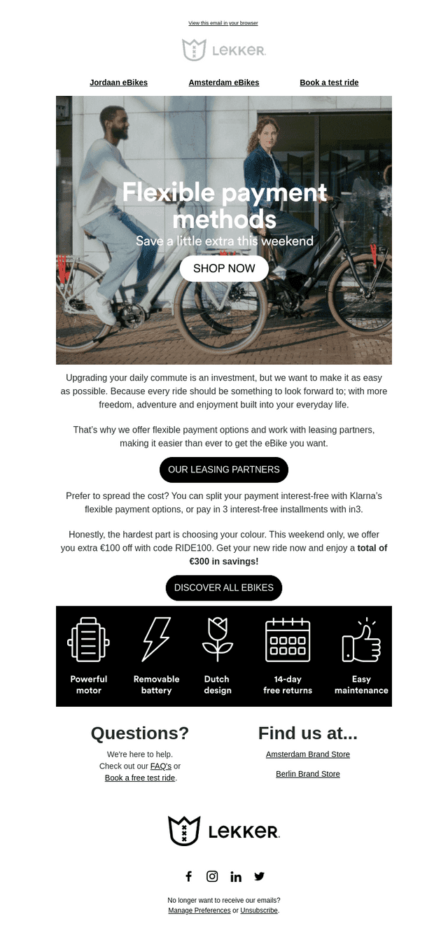 Get your new eBike today