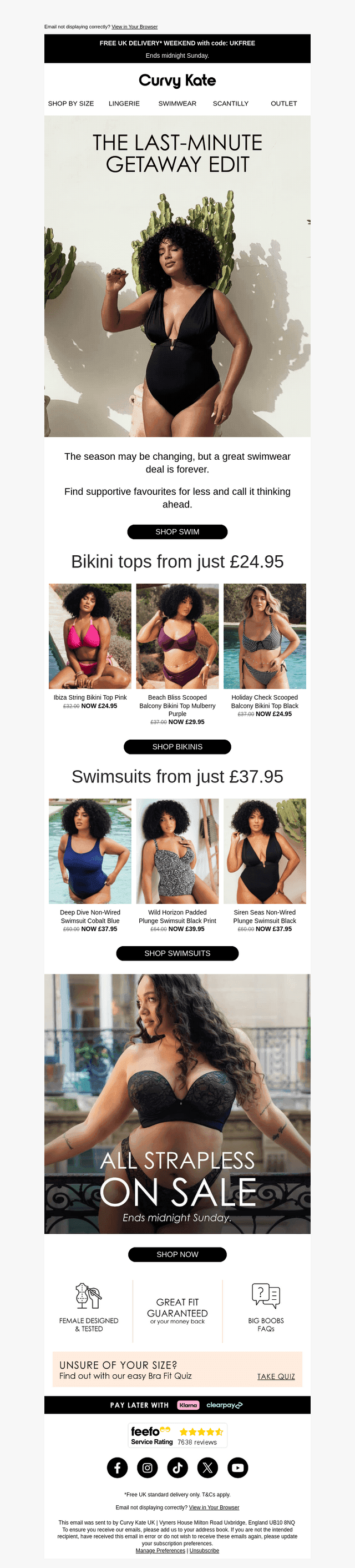 Curvy Kate email from Sat, Aug 22, 2026