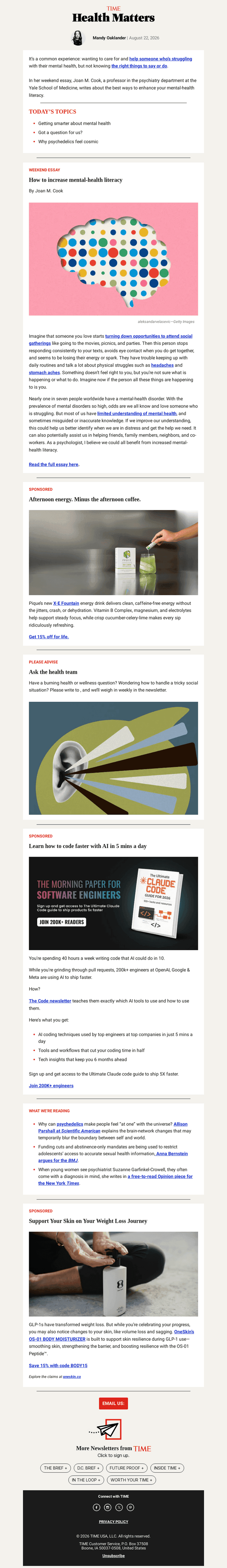 How to increase mental-health literacy